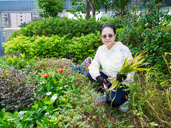 Shirley完成生態保育大使培訓後，重新認識大自然及社區。