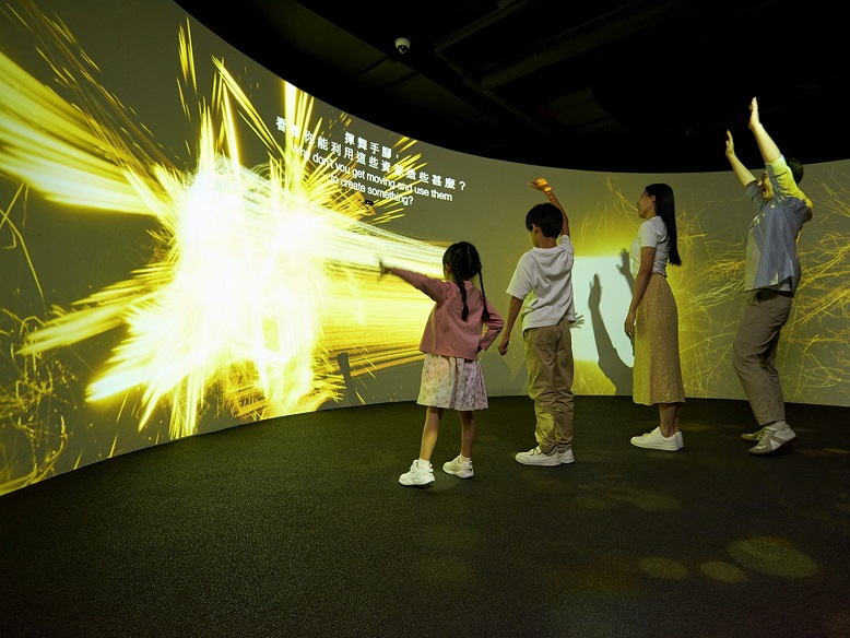 領展可持續未來館270度沉浸體驗區，帶你感受四種極端天氣。