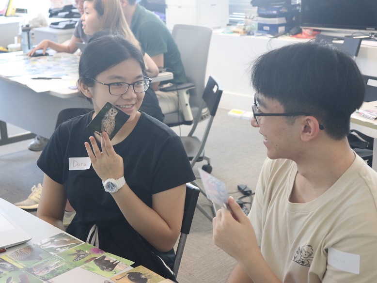 During the workshop, project leaders used Animal Cards to explore their own personality, which was also the tools to 