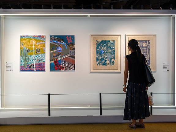 Artworks by Mimi Luk and Michelle Fung.