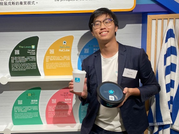 Kelvin believes that expanding the reusable tableware borrowing service to more Link food establishments would significantly benefit environmental protection.