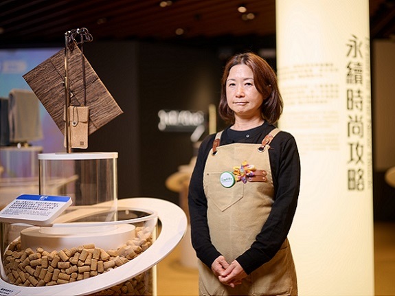 林素英高興在未來館獲得工作滿足感。