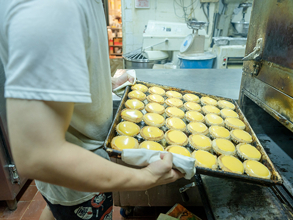 Egg tarts - A Hong Kong classic.