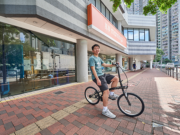 For LIMB, cycling is a constant reminder to not give up easily, and it helps him develop and maintain his mental strength.