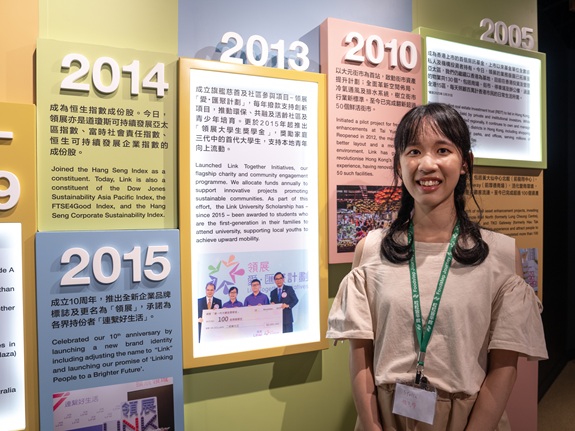  Stella believes the programme empowered her to step beyond the classroom and give back to society by putting knowledge into meaningful action.